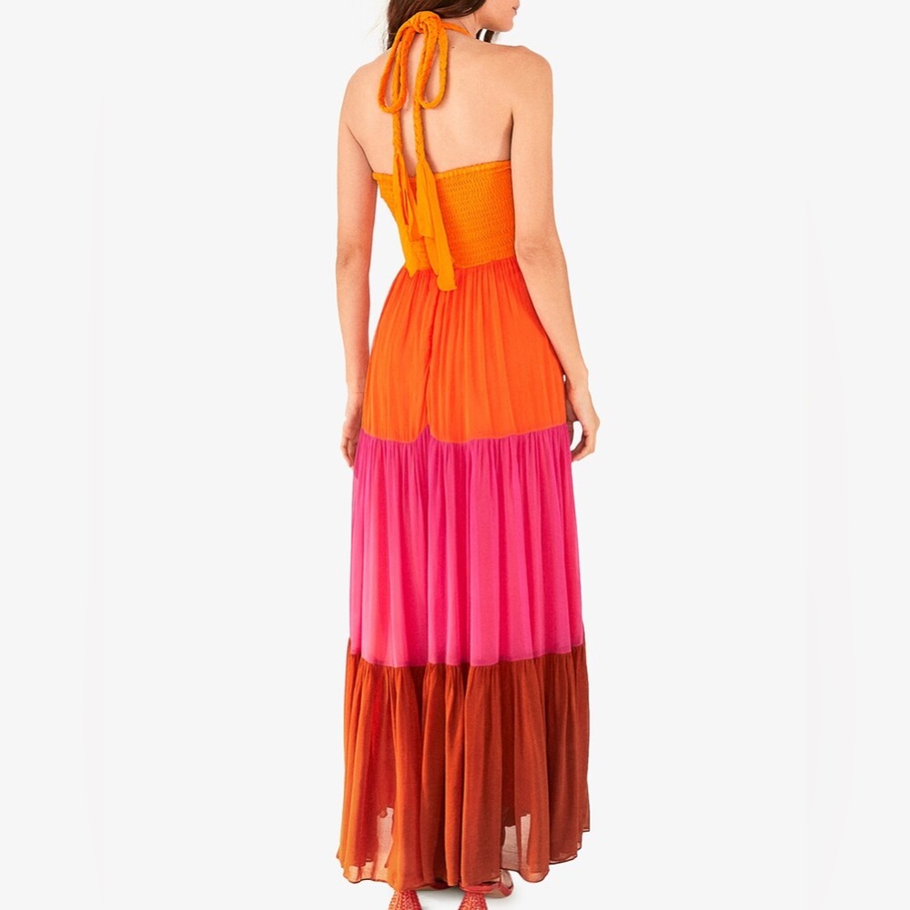 Farm Rio Warm Color Blocking Maxi - xs - Picture 2 of 7